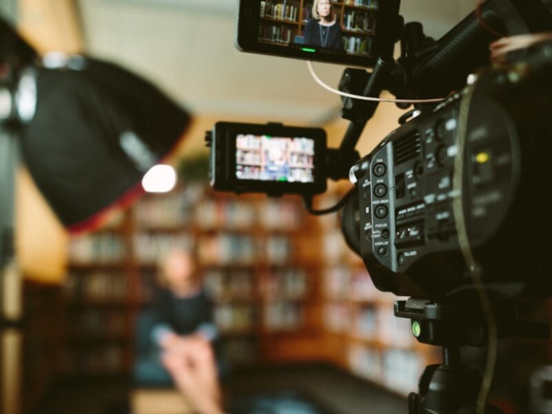 A snap shot of our Sony FS7 cinema camera system from our film set, while producing a documentary series for the Holocaust Center for Humanities. Here we are interviewing a local high school about their experience with some of the Center’s teaching materials.