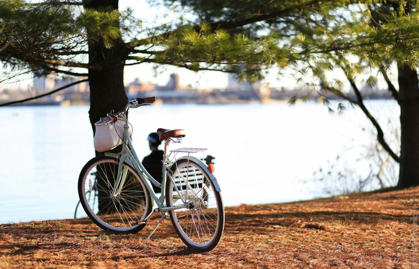 Elektrische fiets in de stad